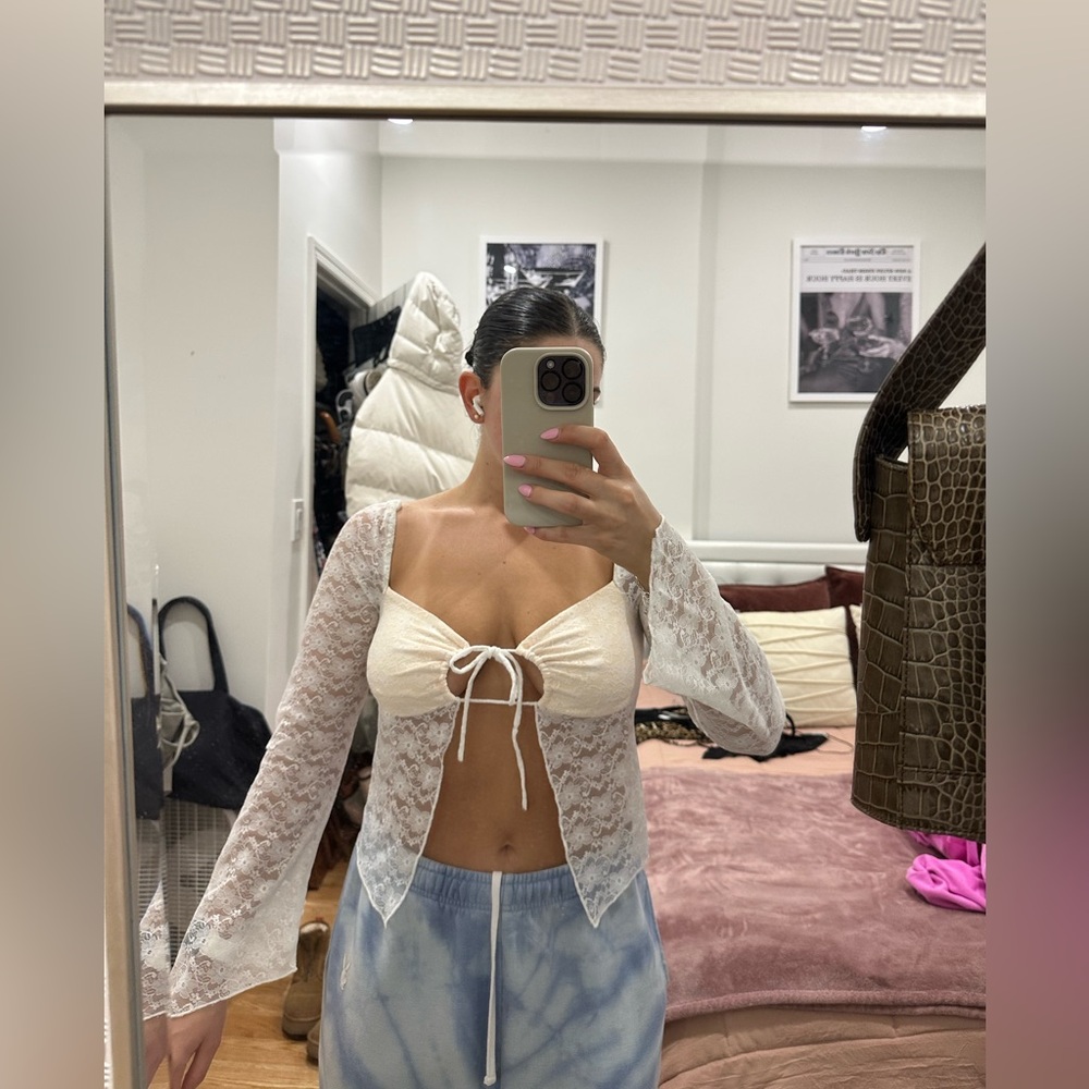 White Lace Top